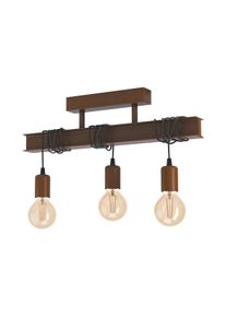 Eglo TOWNSHEND Lampa Sufitowa antyczny, brązowy, 3-punktowe