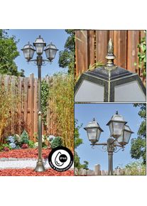 hofstein Fornelos Buitenlicht, Kandelaar, Pad licht Goud, Zwart, 3-lichts