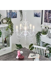 Ksim Lampadari a corona Bianco, 5-Luci