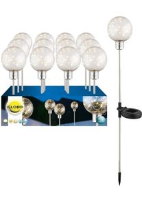 Lampe solaire Globo MIMO LED Clair, 20 lumières