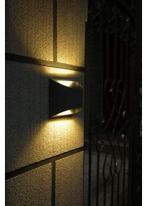 Lutec BONN Wandleuchte LED Anthrazit, 2-flammig