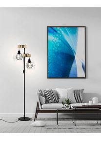 Eglo Leuchten EGLO TOWNSHEND Stehleuchte Braun, Schwarz, 2-flammig