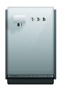 ich-zapfe Waterdispenser, bruiswater machine, sodamaker, carbonator - TWIST 200, op tafel