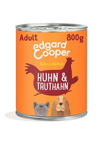Edgard & Cooper Huhn & Truthahn mit Apfel 6x800g