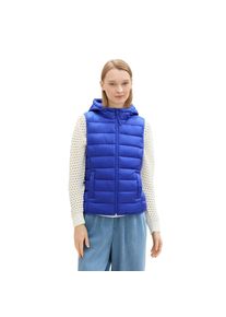 Tom Tailor Denim , Steppweste, mit Kapuze , anemone blue , XL (42) , XL (42) , Steppweste von Tom Tailor Denim