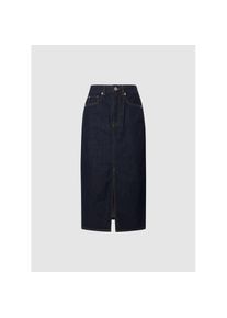 Pepe Jeans, Damen, Jeansrock &raquo;MIDI SKIRT HW&laquo; im 5-Pocket-Stil, dark blue, M (38), dark blue, Rock MIDI SKIRT HW von Pepe Jeans
