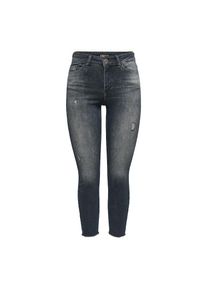 Only , Skinny-fit-Jeans »ONLBLUSH MW SK RW ANK DNM« , Blue Black Denim , Länge 30 , L (40) -Länge 30 , L (40) , Knöchellange Jeans von Only