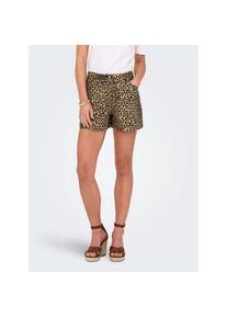 Only , Shorts »ONLNAOMI STRING AOP SHORTS OTW« , Toasted Coconut AOP:Leo , N-Gr , XS (34) -N-Gr , XS (34) , Shorts von Only