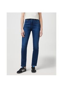 Wrangler , Damen , 5-Pocket-Jeans mit kontrastfarbenen Nähten , AUTHENTIC LOVE , Länge 30 , 34 -Länge 30 , 34 , Slim-fit-Jeans von Wrangler