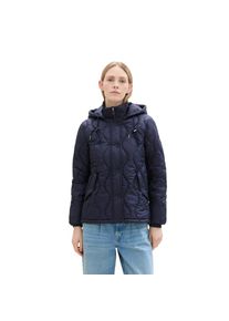 Tom Tailor, Damen, Steppjacke mit Kapuze mit Kapuze, sky captain blue, M (38), sky captain blue, Jacke von Tom Tailor