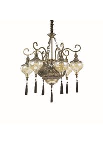 Ideal Lux Ideallux HAREM kroonluchter Gebrandschilderd, 9-lichts