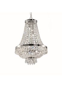 Ideal Lux CAESAR Hängeleuchte Chrom, 6-flammig