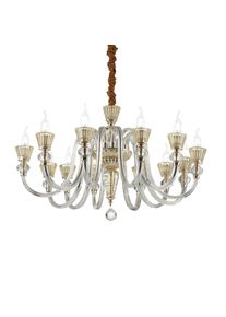 Ideal Lux Ideallux STRAUSS kroonluchter Goud, 12-lichts