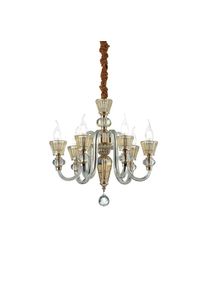 Ideal Lux STRAUSS Lampadario a sospensione Oro, 6-Luci