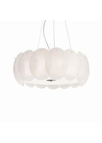Ideal Lux OVALINO Lampa Wisząca Biały, 8-punktowe
