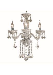 Ideal Lux Ideallux TIEPOLO kroonluchter Chroom, Kristaloptiek, 3-lichts