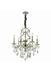 Ideal Lux Ideallux GIOCONDA kroonluchter Zilver, 6-lichts