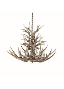 Ideal Lux CHALET Hängeleuchte Beige, 12-flammig
