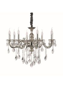 Ideal Lux IMPERO SP8 Żyrandol Srebrny, 8-punktowe