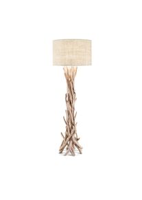 Ideal Lux DRIFTWOOD Lampada da terra Legno chiaro, 1-Luce