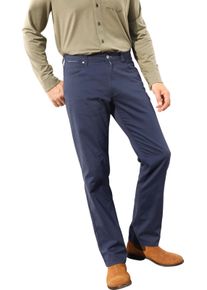 Brühl Heren 5-pocketsbroek van twill donkerblauw Maat 24