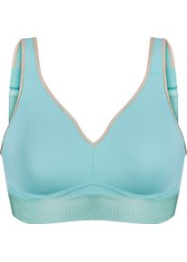 wäschepur Dames Comfort-bh zonder beugel mint/ivoor Maat 105B