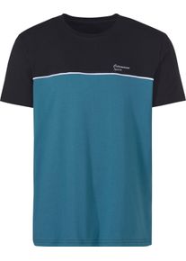 Heren Sportshirt met effen rugpand topaas Maat 48/50