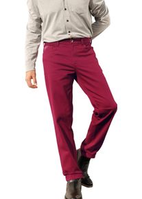 Marco Donati Heren Broek met used-effecten donkerrood Maat 24