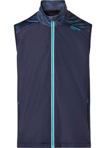 Heren Functioneel gilet, vederlicht en ademend marine/turquoise Maat 48