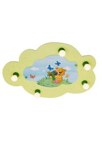 Applique murale Elobra TEDDYB&Auml;R Vert, 5 lumi&egrave;res