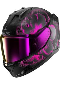 SHARK D-Skwal 3 Mayfer, full face helmet , color: Matt Black/Violet/Dark Grey , size: XS