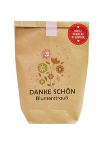 Wunderle, Geschenkverpackung, Wundertüte Danke schön Blumenstrauss (Geschenktüte, 1 x)