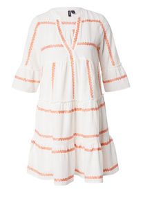V&eacute;ro Moda VERO MODA, Damer, Tunika 'DICTHE', Orange / Pink / Hvid, St&oslash;rrelse S