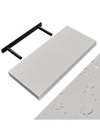 Casaria Półka ścienna Wisząca 50cm Biała + Wspornik