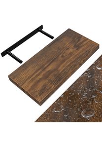 Casaria Półka ścienna Wisząca 50cm Dąb Ciemny + Wspornik
