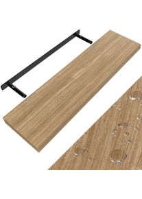 Casaria Półka ścienna Wisząca 90cm Dąb + Wspornik