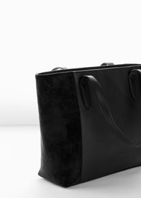 bonprix Mujer, Bolso shopper, negro, 0