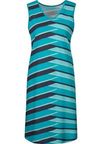 feel good Dames Zomerjurk in mint/turquoise bedrukt ,maat 36/38, Witt, 50% Katoen, 50% Modal