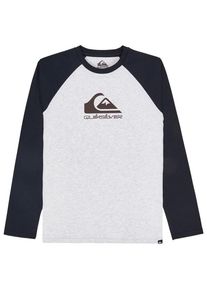 Quiksilver Kid's EV Omni Logo Raglan L/S Longsleeve Kids (XS - 8 Years, white)