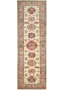 Kazak Alfombra oriental 80 x 240 Beige (Pakistán) Anudado A Mano