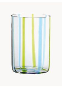 Zafferano Vaso artesanal Tirache Azul Capacidad: 350 ml