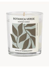 Broste Copenhagen Vela perfumada artesanal de cera de soja Botanica Verde Blanco Ø 7 x Al 8 cm