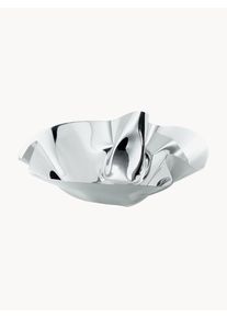 Philippi Cuenco decorativo artesanal Margarethe Plateado Metal Ø 31 cm x Al 10 cm