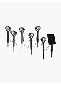 Näve Näve Luces solares con estaca Nomi (6 uds.) Negro Ø 9 x Al 33 cm