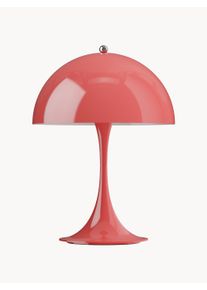 Louis Poulsen Lámpara de mesa LED regulable Panthella 250, diseño Verner Panton Rojo Plástico Ø 25 x Al 35 cm