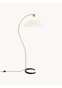 Gubi Lampa podłogowa Timberline Brązowy Drewno, Lite drewno W 152 cm