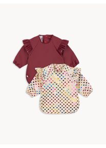 Konges Slojd Baberos con mangas Bibs Coeur Glitter, 2 uds., tamaños diferentes Colorido 0-12 meses