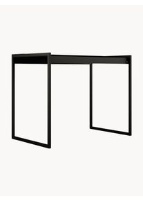 Metallbude Escritorio artesanal de metal Donna Negro Metal An 100 x F 60 cm