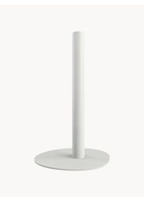 Metallbude Portarrollos de papel Ivana Negro, Blanco Metal Ø 18 cm