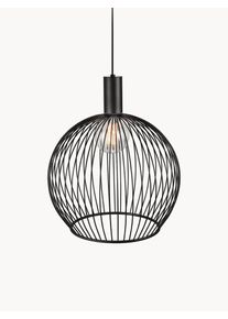 design for the people Lampa wisząca z metalu Aver Czarny Tworzywo sztuczne, Metal Ø 50 x W 54 cm